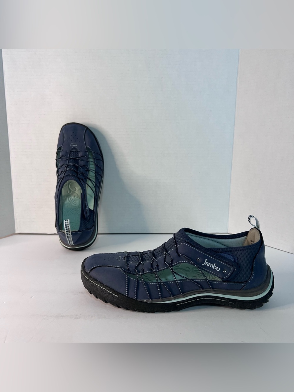 Jambu 7.5 Tahoe Water Ready Sneakers Slip On Outdoor Sport Activewear Shoe Blue